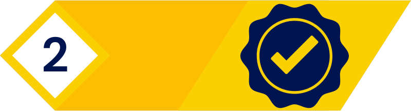 Step 2 badge quality guarantee checkmark for Miami handyman service