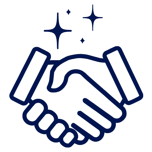 Sparkling handshake symbolizing trusted handyman services in Miami