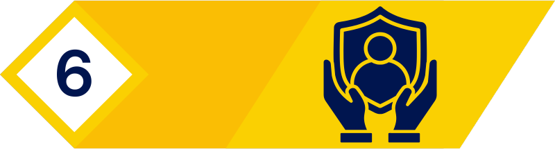 Step 6 badge customer protection and care in Miami handyman service