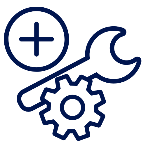 Service add icon wrench and gear representing handyman services in Homestead Fl
