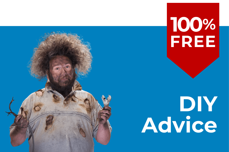 Man with dirty clothes holding tools offering free DIY repair and maintenance advice in Doral Fl Hand It to Us Handyman Services