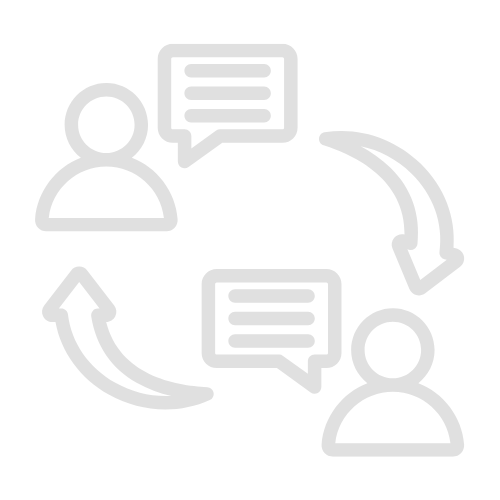 Communication icon symbolizing the exchange of messages between handyman services and clients in Coral Gable Fl